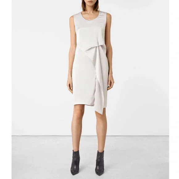All Saints | Dresses | All Saints Ultra Dress In Storm Grey | Poshmark